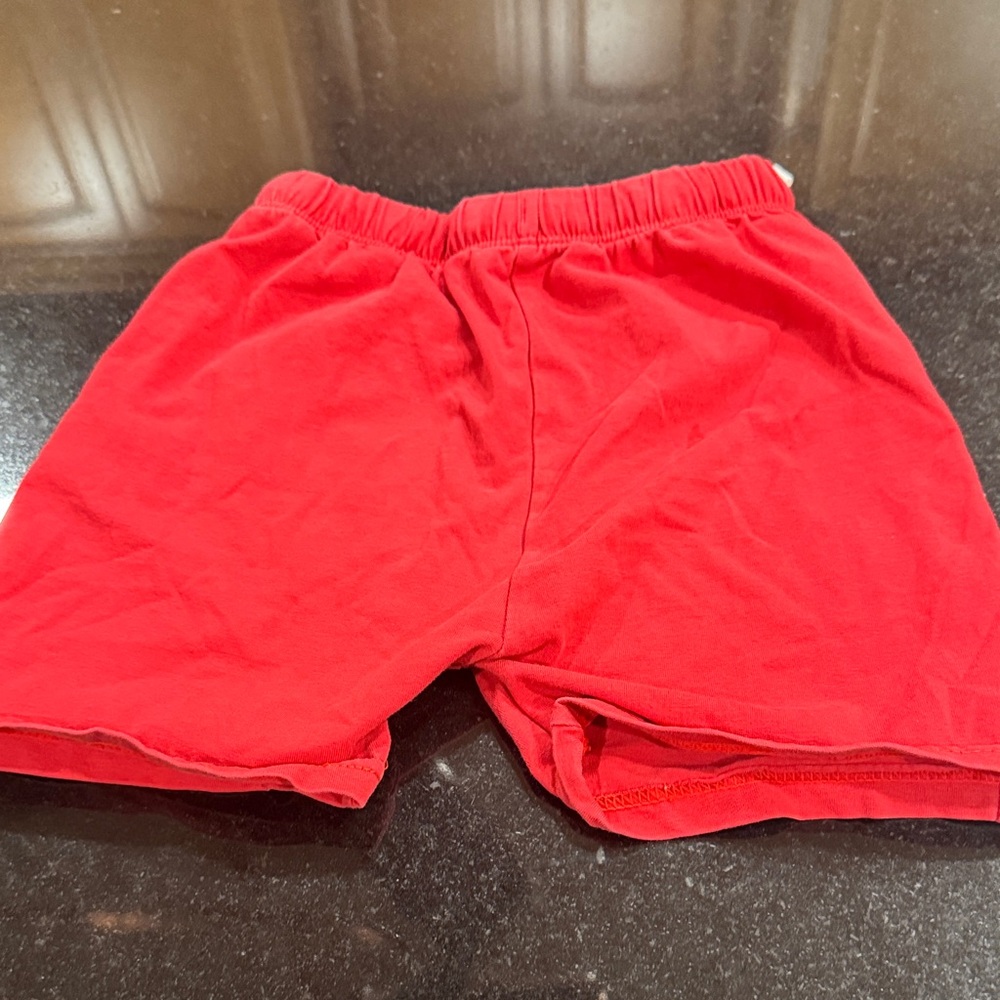 Red Drawstring Shorts - Picture 5 of 5